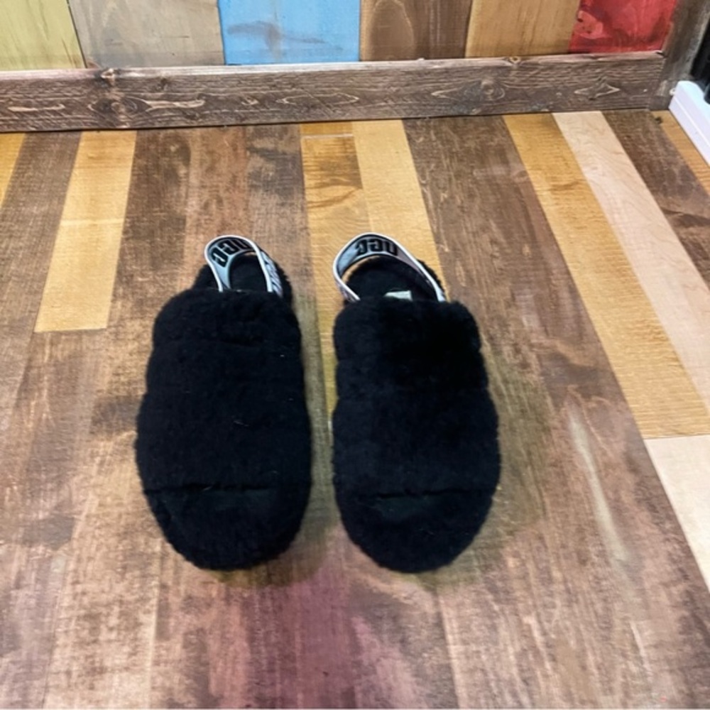 UGG Oh Yeah Slide Slippers – Black | Women’s Size 7​ - Picture 9 of 10